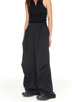 Extra Wide Leg Elastic Waist Pants