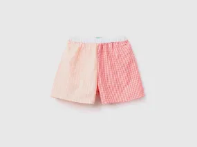 100% cotton vichy bermudas