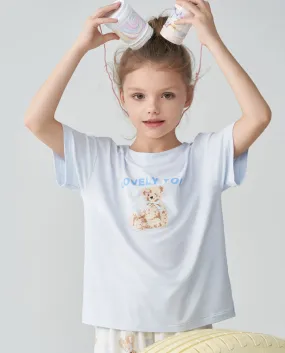 Aimer Kids Cool Feeling Modal T-Shirt For Girls