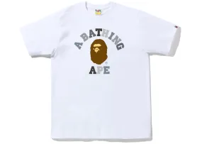 BAPE Colors College Tee (FW22) White Black