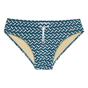 Chevrons Peacock Print Meridian Bikini