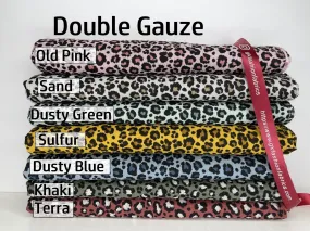 Double Gauze Leopard Print