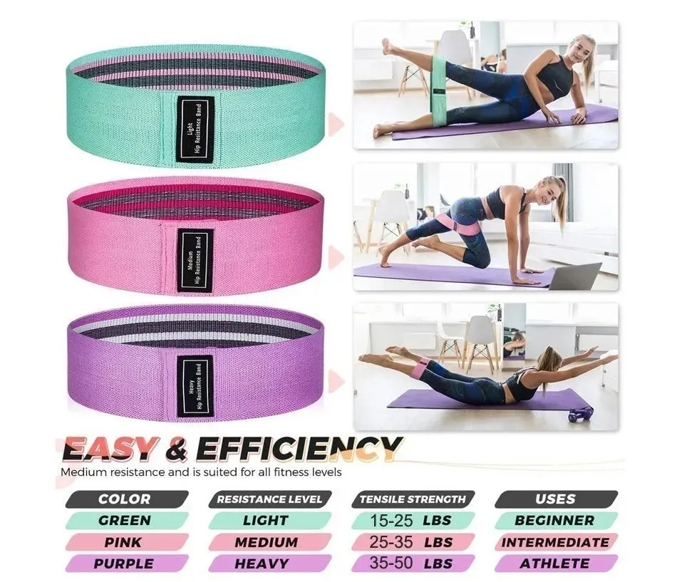 Elastic Rubber Bands Set for Fitness Gym