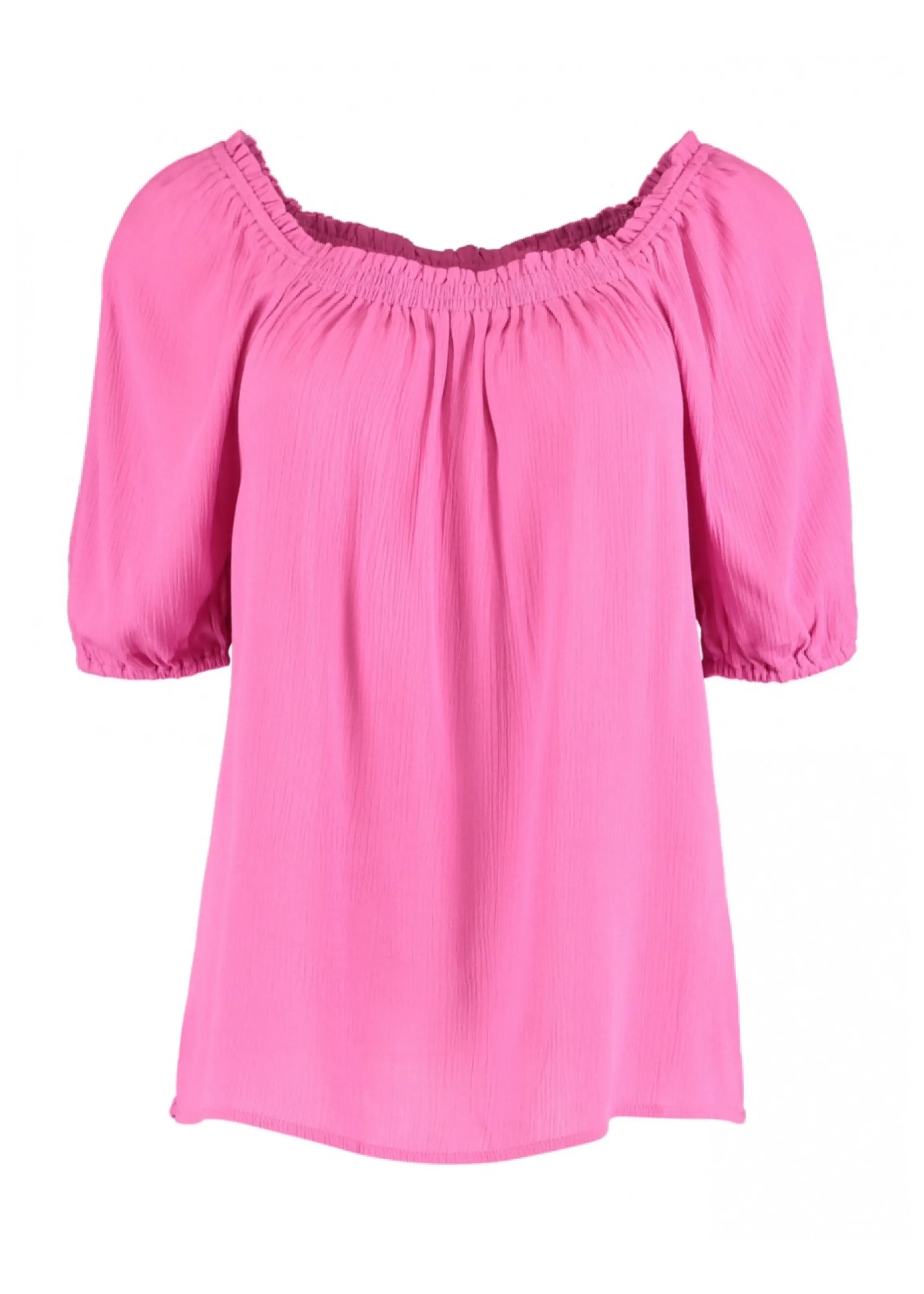 Emilia Summer Pink Bardot Blouse