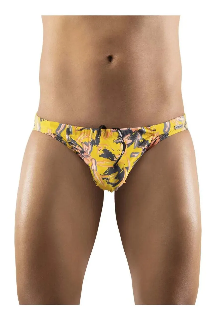 ErgoWear Swim Briefs FEEL Sleek and Stretchy Swimwear Yellow 1224 46