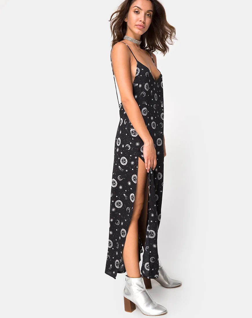 Hime Maxi Dress in Small Celestial Black  X Princess Polly