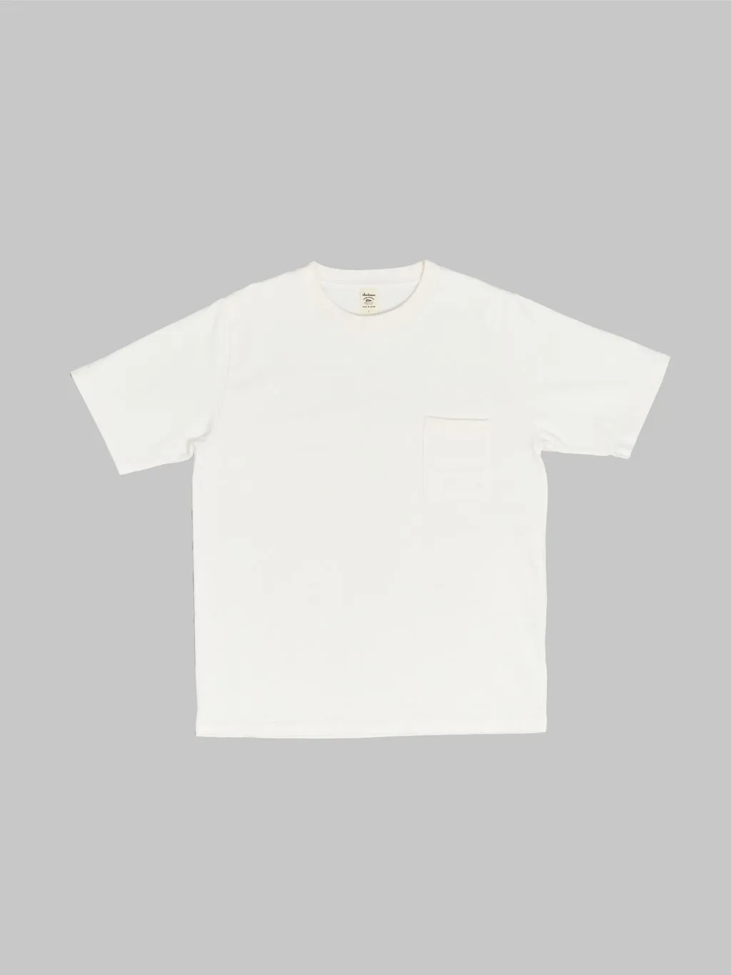 Jackman Dotsume Pocket T-Shirt Off White