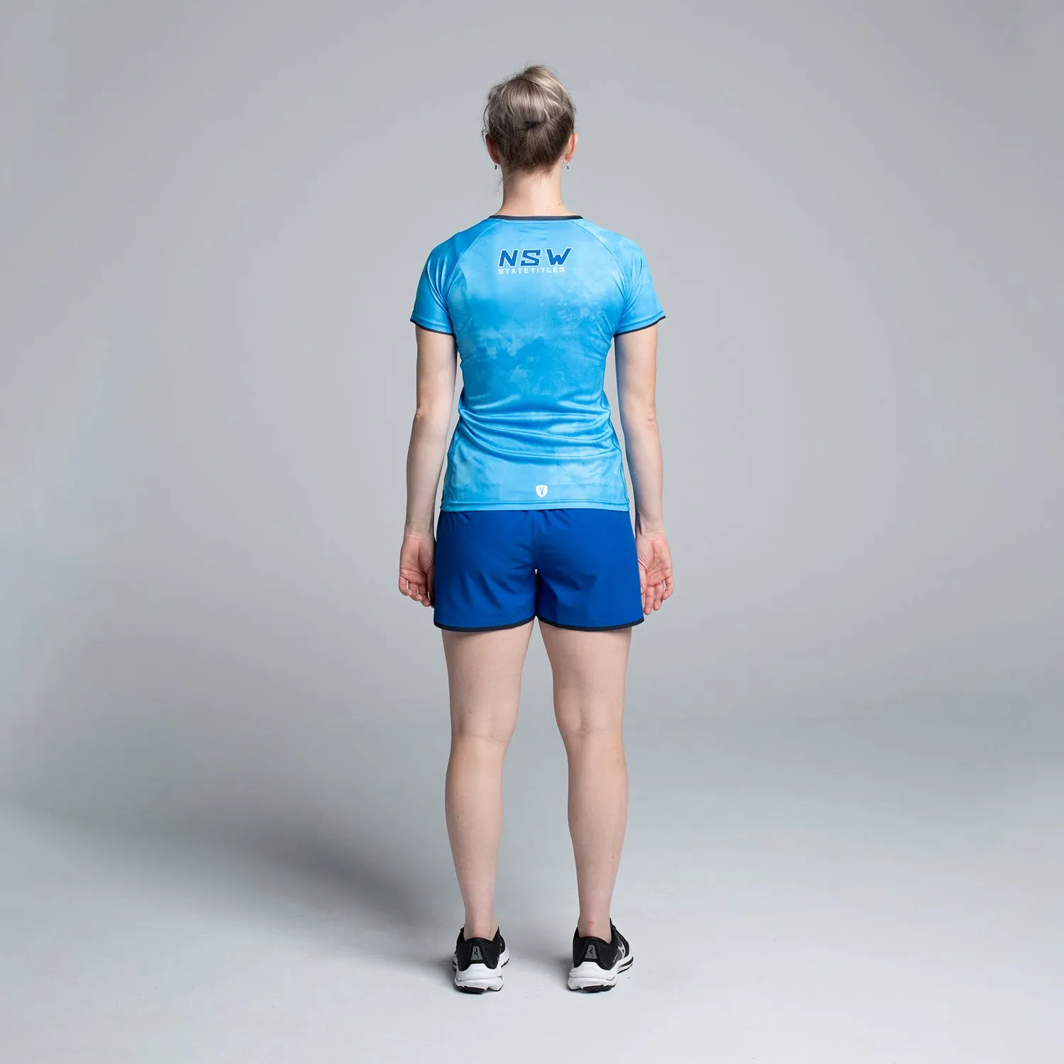 Netball NSW State Titles Training Tee - Light Blue