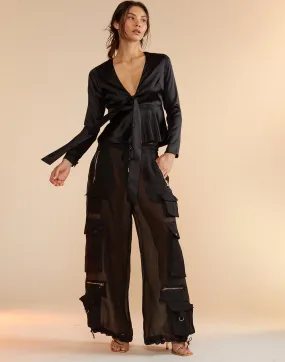 Organza Cargo Pant