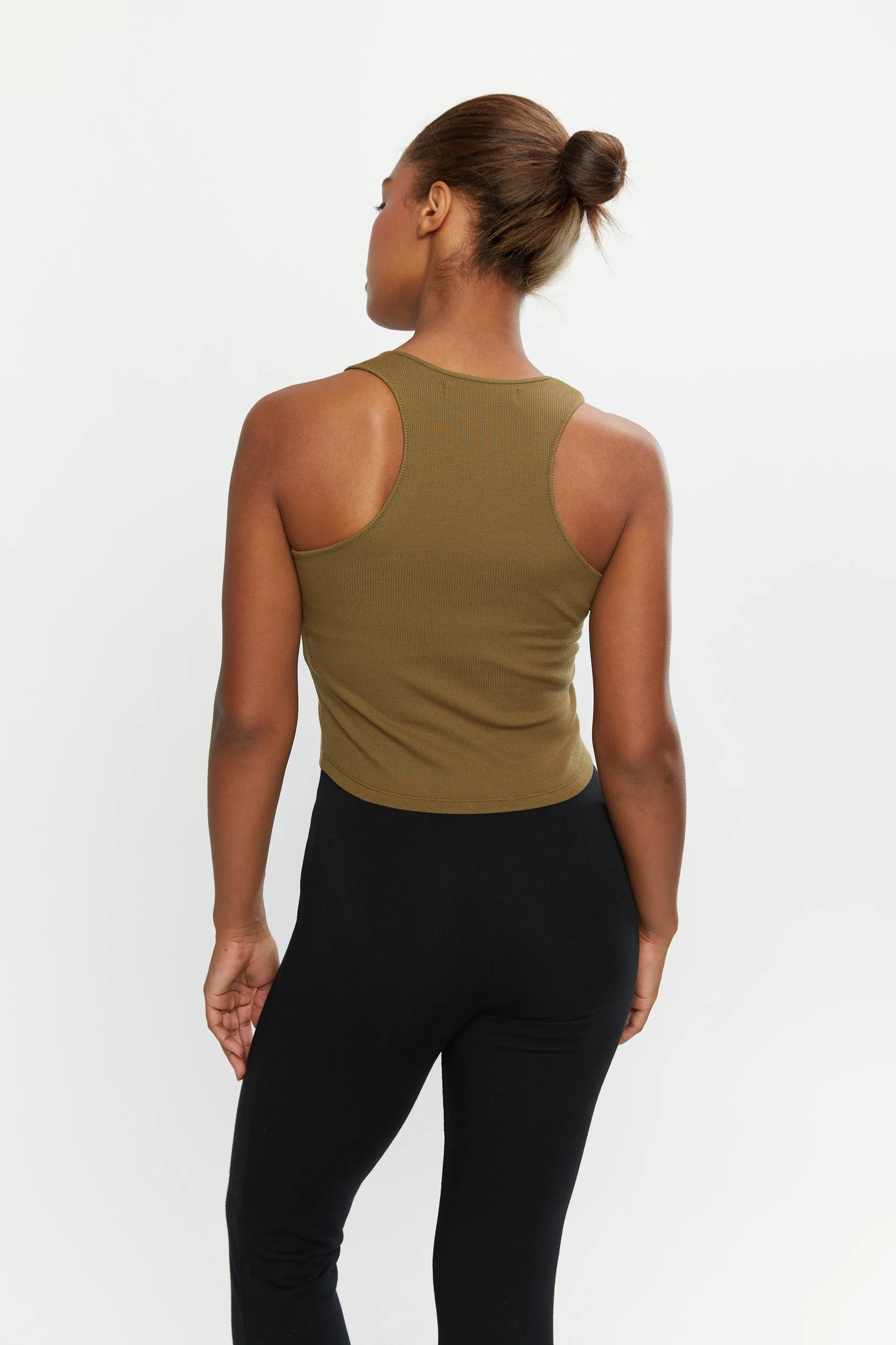 RIBBED RACERBACK TOP