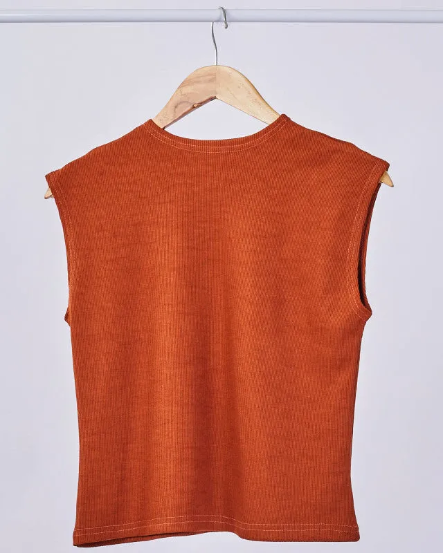 Ribbed Sleeveless Basic