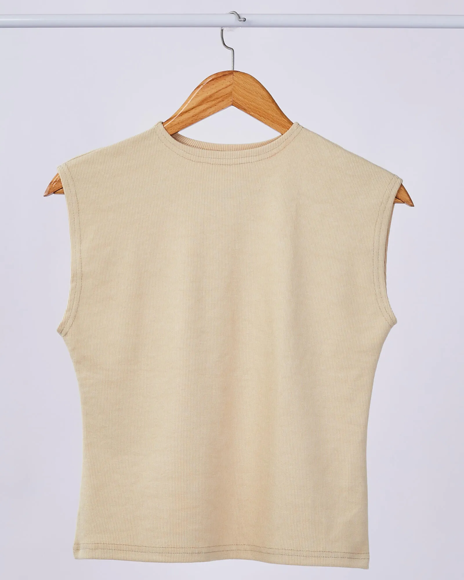 Ribbed Sleeveless Basic