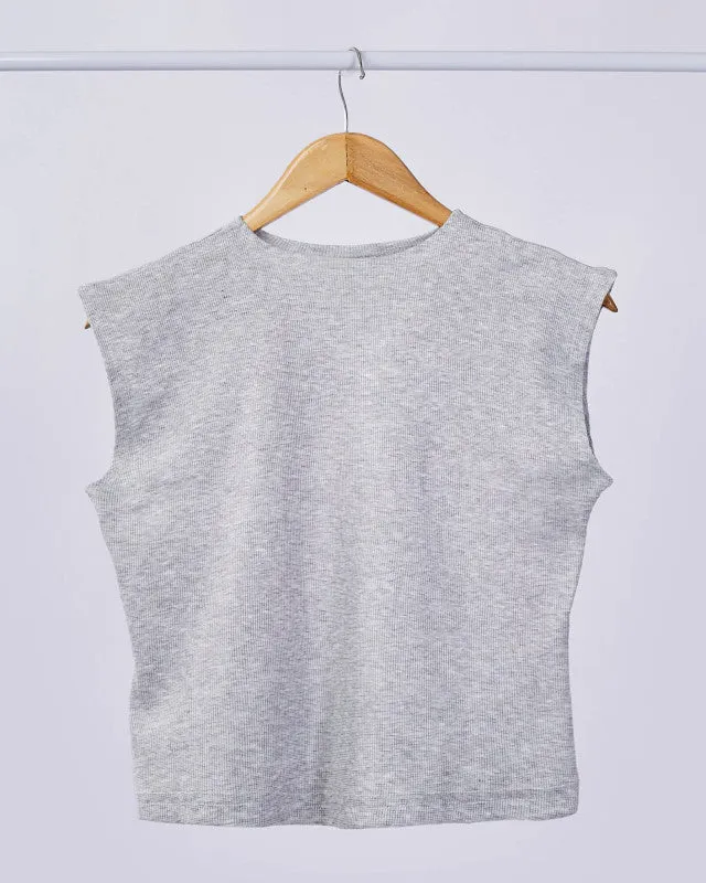 Ribbed Sleeveless Basic