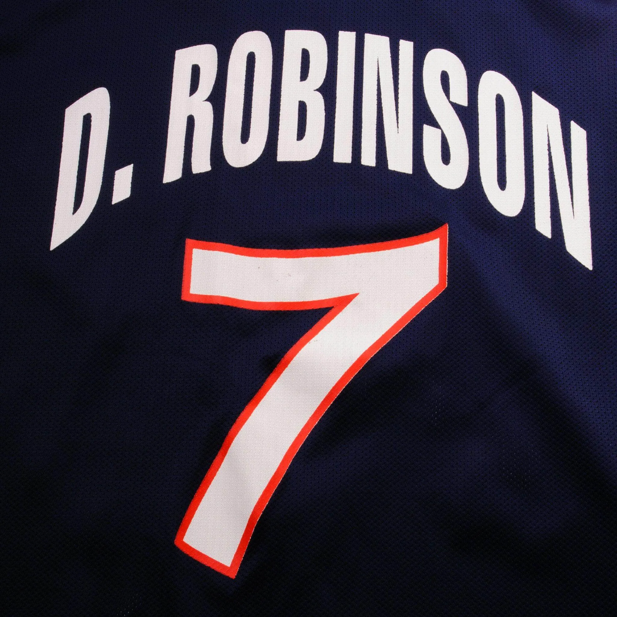 VINTAGE CHAMPION TEAM USA BASKETBALL D ROBINSON 7 JERSEY 1996 SIZE LARGE MADE IN USA