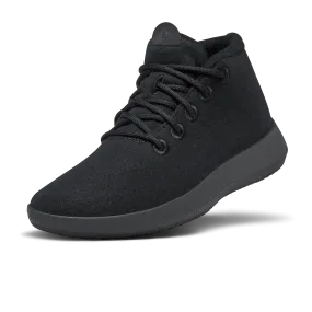 Women's Wool Runner-up Mizzles - True Black (Black Sole)